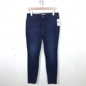 Jessica Simpson High Rise Skinny Dark Wash Jeans